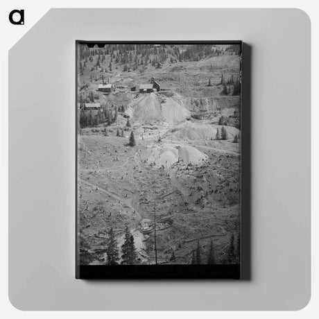 アートパネル-Abandoned Gold Mine and Mill
 - ラッセル リー Canvas.