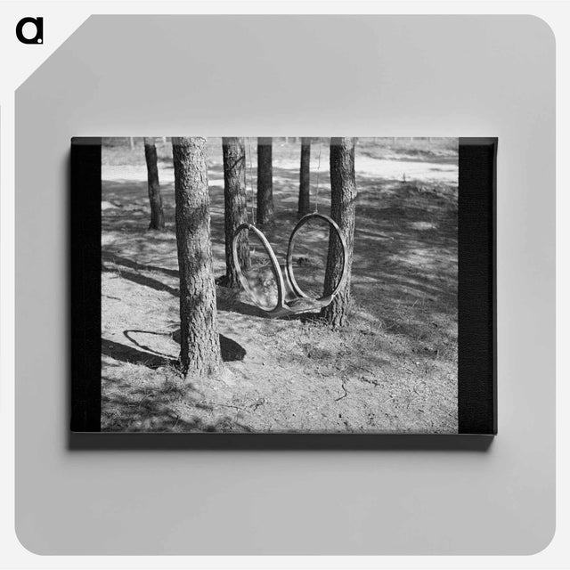 アートパネル-Tire Swing, Gibbs City
 - ラッセル リー Canvas.