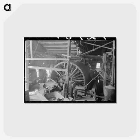 アートポストカード-Gold Mine at Mogollon
 - ラッセル リー Postcard.