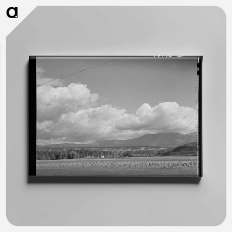 アートパネル-Farmland, Boundary County, Idaho
 - ラッセル リー Canvas.