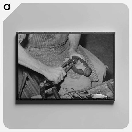 アートパネル-Cowboy Boot Detail
 - ラッセル リー Canvas.