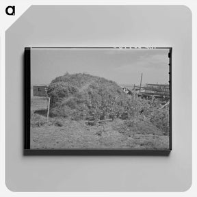アートパネル-Thistle Hay Stack
 - ラッセル リー Canvas.