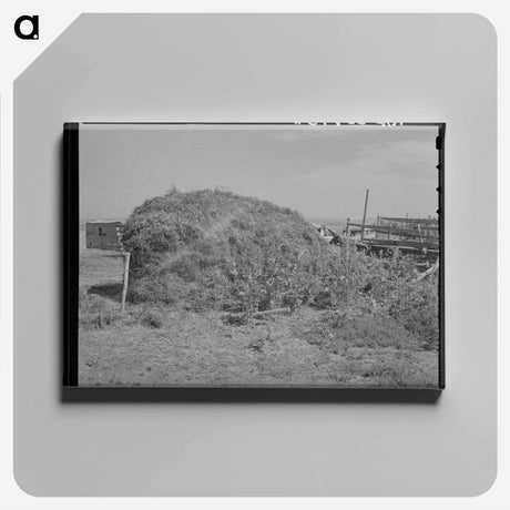 アートパネル-Thistle Hay Stack
 - ラッセル リー Canvas.
