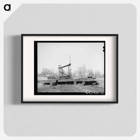 アートポスター-Oil Well on the Pump, Slick, Oklahoma
 - ラッセル リー Poster.