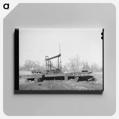 アートパネル-Oil Well on the Pump, Slick, Oklahoma
 - ラッセル リー Canvas.