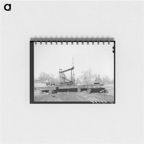 アートメモ帳-Oil Well on the Pump, Slick, Oklahoma
 - ラッセル リー Memo.