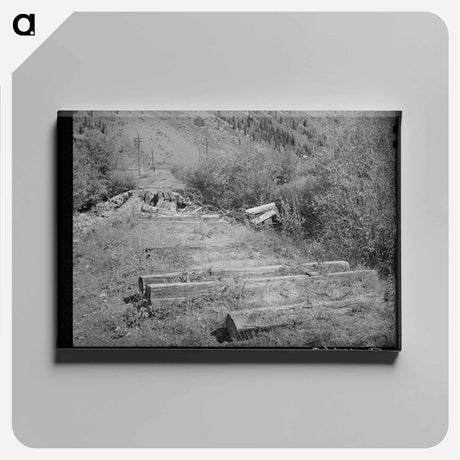 アートパネル-Abandoned Rails
 - ラッセル リー Canvas.
