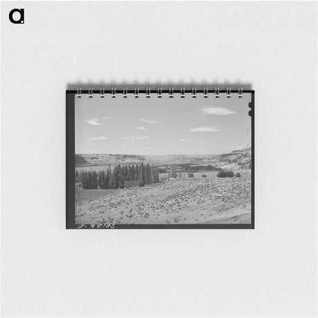 アートメモ帳-Columbia River Scene
 - ラッセル リー Memo.