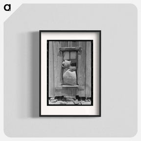アートポスター-Window Detail, McIntosh County
 - ラッセル リー Poster.