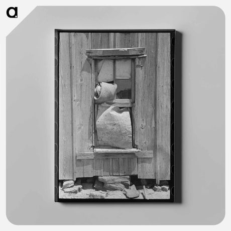 アートパネル-Window Detail, McIntosh County
 - ラッセル リー Canvas.