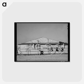 アートポストカード-Barracks Under Construction
 - ラッセル リー Postcard.
