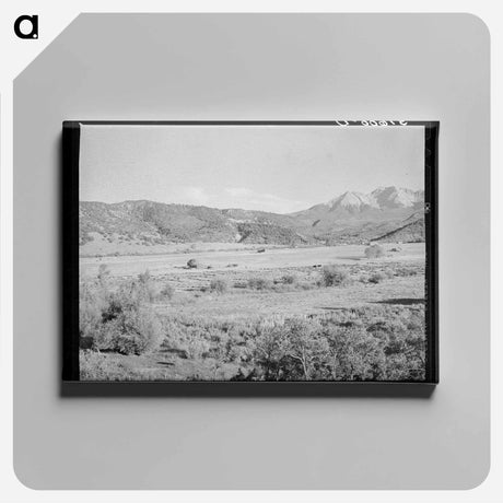 アートパネル-Putting Up Hay in Mountain Valley
 - ラッセル リー Canvas.