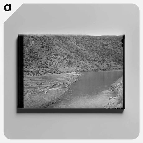 アートパネル-Rio Grande Irrigation Dam
 - ラッセル リー Canvas.