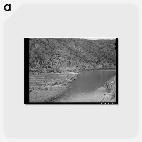 アートポストカード-Rio Grande Irrigation Dam
 - ラッセル リー Postcard.