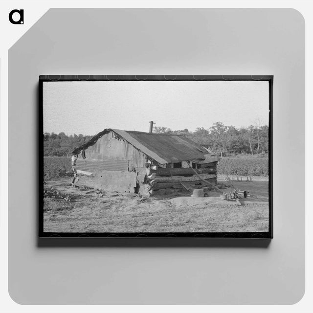アートパネル-Indian Agricultural Day Laborer's Home
 - ラッセル リー Canvas.