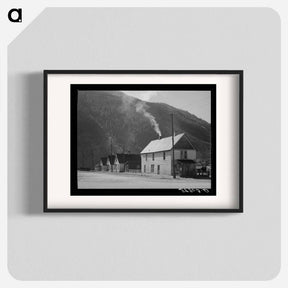 アートポスター-Houses in Early Morning, Silverton
 - ラッセル リー Poster.
