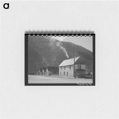 アートメモ帳-Houses in Early Morning, Silverton
 - ラッセル リー Memo.