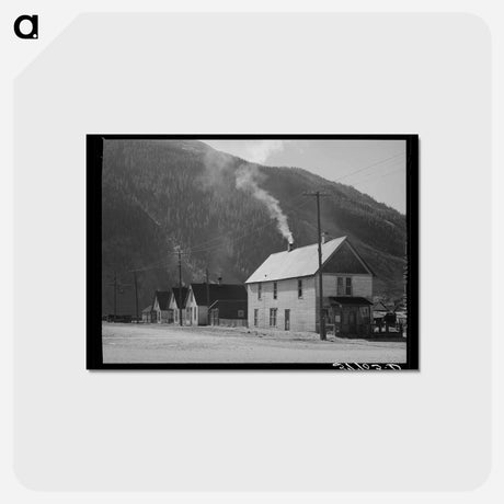 アートポストカード-Houses in Early Morning, Silverton
 - ラッセル リー Postcard.