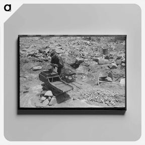 アートパネル-Gold Prospector, Pinos Altos
 - ラッセル リー Canvas.