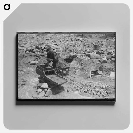 アートパネル-Gold Prospector, Pinos Altos
 - ラッセル リー Canvas.