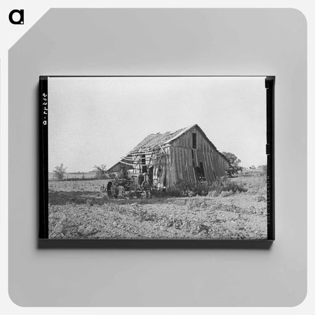 アートパネル-Abandoned Tenant Farmhouse
 - ラッセル リー Canvas.