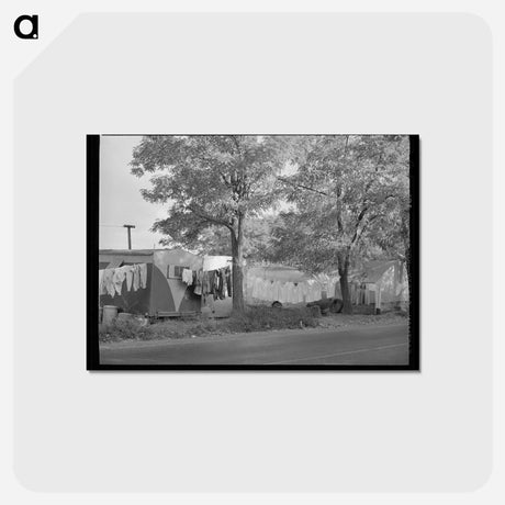 アートポストカード-Hermiston Trailer Camp
 - ラッセル リー Postcard.