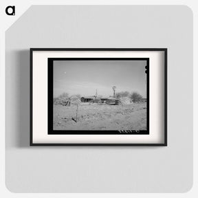 アートポスター-Farmstead in the High Plains
 - ラッセル リー Poster.