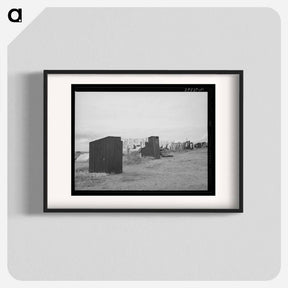 アートポスター-Privies at the Pea Pickers Camp
 - ラッセル リー Poster.