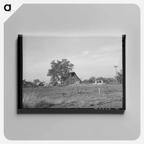 アートパネル-Tehama County Farm
 - ラッセル リー Canvas.