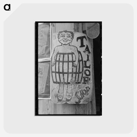 アートポストカード-Tailor Shop Symbol, San Antonio
 - ラッセル リー Postcard.