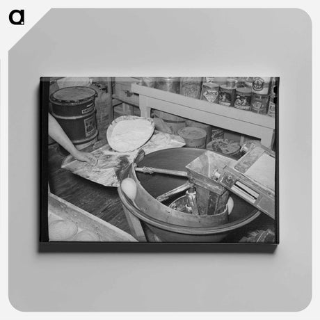 アートパネル-Dough-Shaping Machine
 - ラッセル リー Canvas.