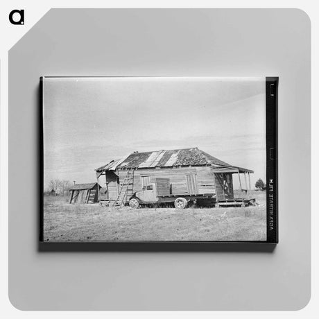 アートパネル-Mound Bayou Home
 - ラッセル リー Canvas.