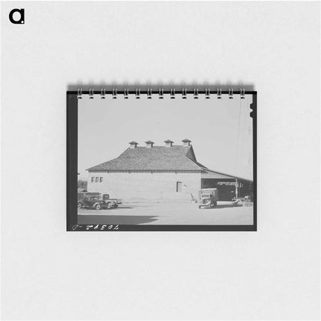 アートメモ帳-Pear Packing Plant, Hood River
 - ラッセル リー Memo.