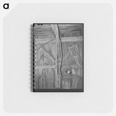 アートメモ帳-Snowshoes and Scythe in Barn
 - ラッセル リー Memo.