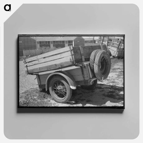 アートパネル-Farm Worker's Trailer
 - ラッセル リー Canvas.