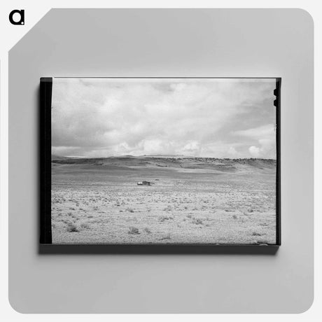 アートパネル-Isolated House on the Range
 - ラッセル リー Canvas.