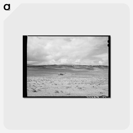 アートポストカード-Isolated House on the Range
 - ラッセル リー Postcard.