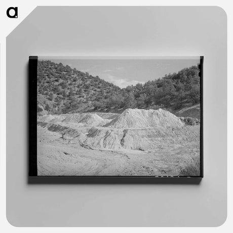 アートパネル-Tailings at Leopold Copper Mine
 - ラッセル リー Canvas.