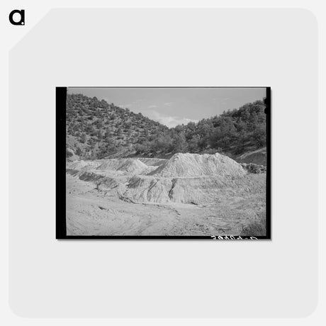 アートポストカード-Tailings at Leopold Copper Mine
 - ラッセル リー Postcard.