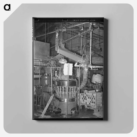 アートパネル-Grapefruit Juice Canning Plant
 - ラッセル リー Canvas.