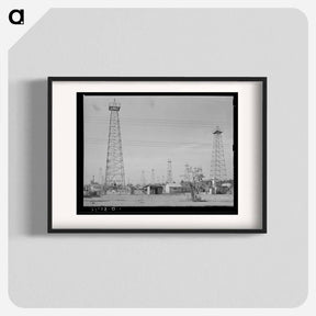 アートポスター-Forest of Oil Derricks
 - ラッセル リー Poster.