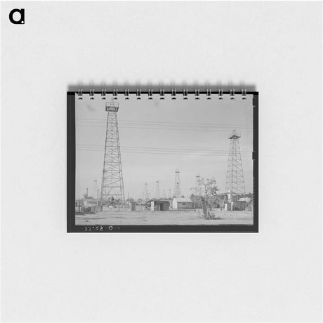 アートメモ帳-Forest of Oil Derricks
 - ラッセル リー Memo.