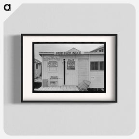 アートポスター-Fish House, Port Aransas
 - ラッセル リー Poster.