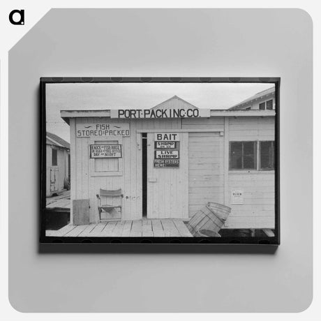 アートパネル-Fish House, Port Aransas
 - ラッセル リー Canvas.