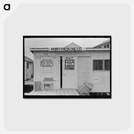 アートポストカード-Fish House, Port Aransas
 - ラッセル リー Postcard.