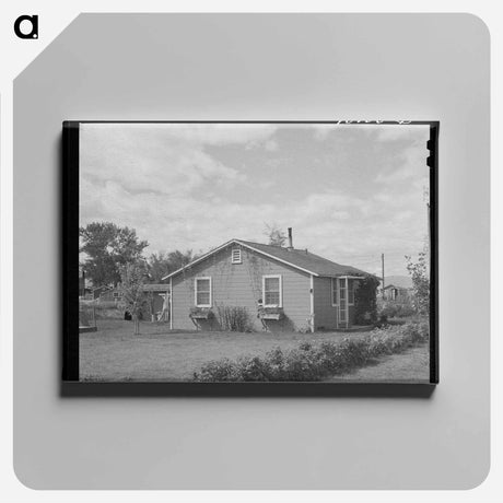 アートパネル-FSA Farm Workers' Housing
 - ラッセル リー Canvas.