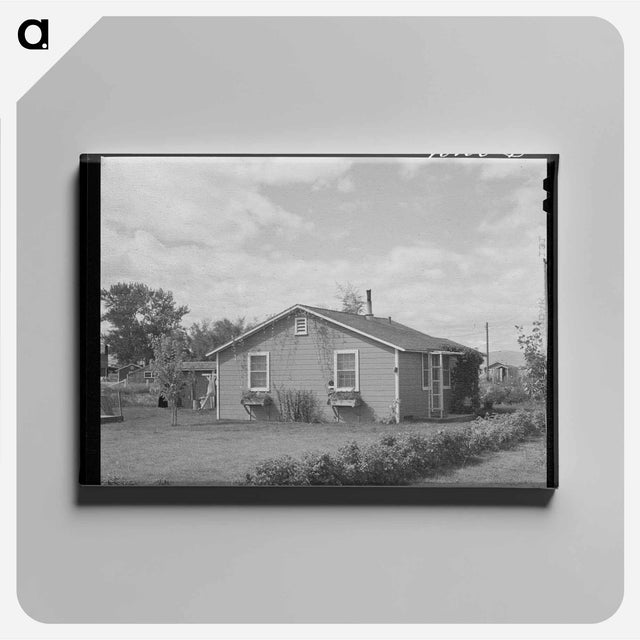 アートパネル-FSA Farm Workers' Housing
 - ラッセル リー Canvas.