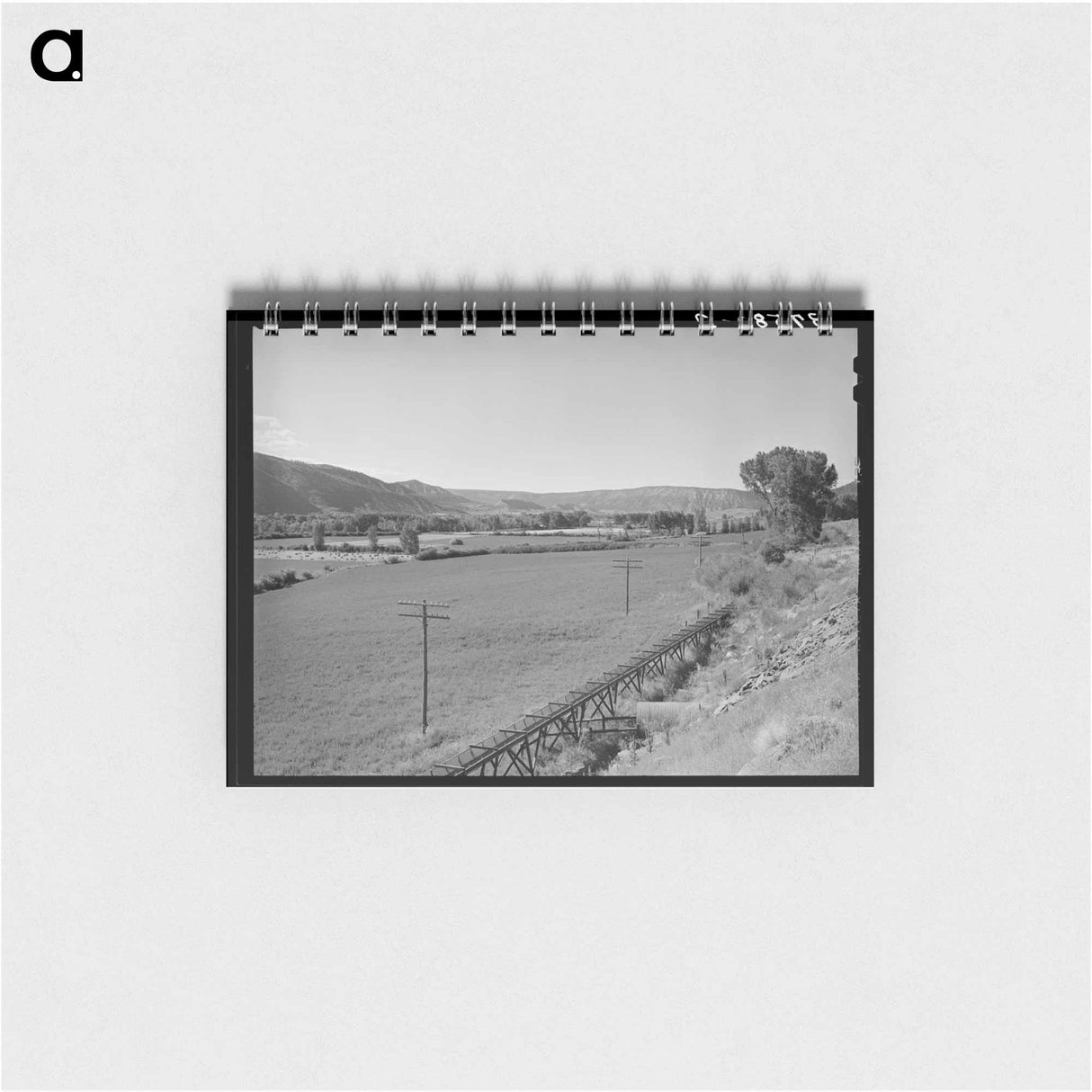 アートメモ帳-Valley of the Uncampaghre River
 - ラッセル リー Memo.