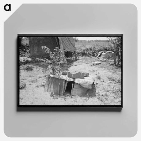 アートパネル-Chicken Coop, Webber Falls
 - ラッセル リー Canvas.