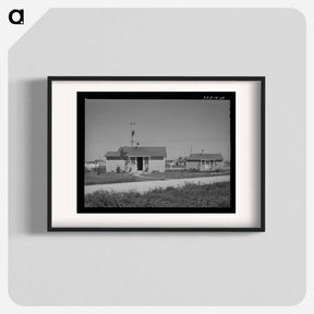 アートポスター-Farm Workers' Housing
 - ラッセル リー Poster.